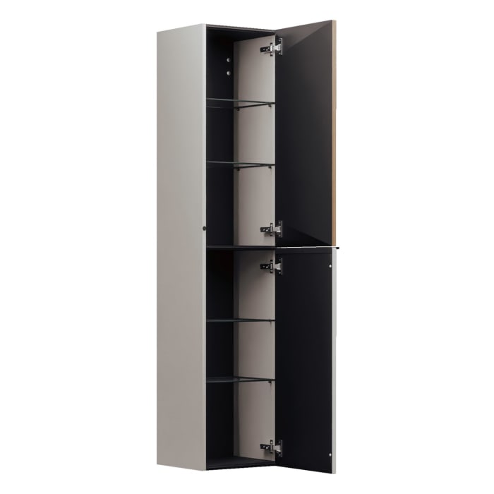 burgbad Fiumo 2.0 Hochschrank 35 x 32 x 160 cm mit Griff G0200