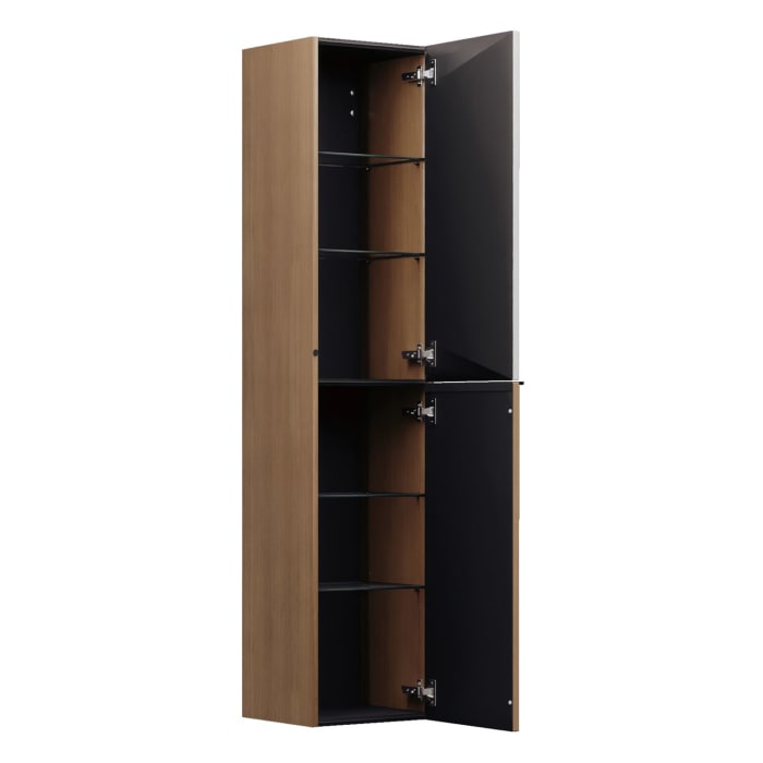 burgbad Fiumo 2.0 Hochschrank 35 x 32 x 160 cm mit Griff G0200