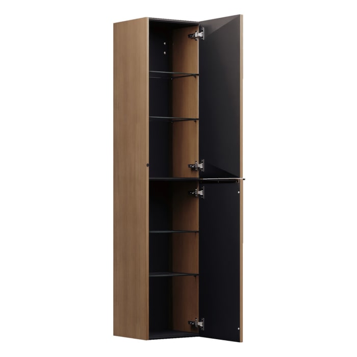 burgbad Fiumo 2.0 Hochschrank 35 x 32 x 160 cm mit Griff G0146