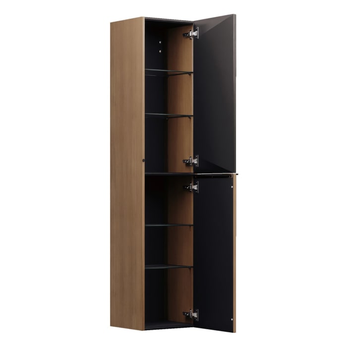 burgbad Fiumo 2.0 Hochschrank 35 x 32 x 160 cm mit Griff G0146
