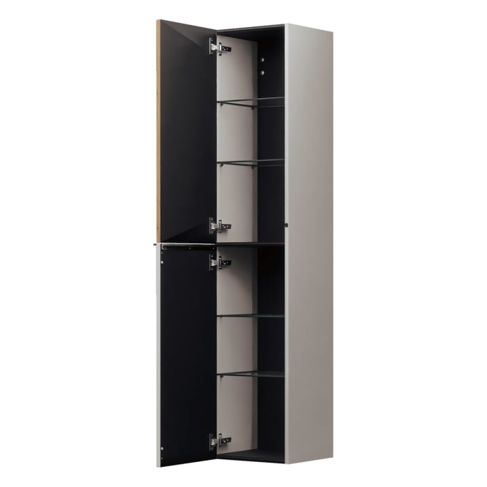 burgbad Fiumo 2.0 Hochschrank 35 x 32 x 160 cm mit Griff G0146