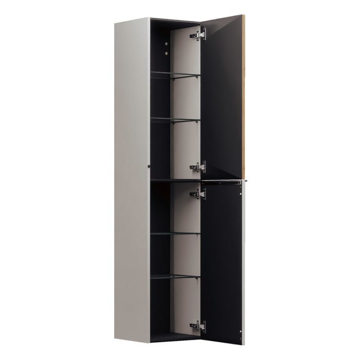 burgbad Fiumo 2.0 Hochschrank 35 x 32 x 160 cm mit Griff G0146