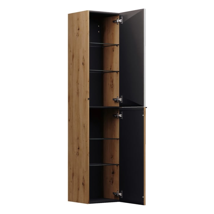 burgbad Fiumo 2.0 Hochschrank 35 x 32 x 160 cm mit Griff G0200