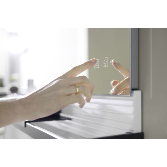 burgbad Fiumo Leuchtspiegel mit vertikaler LED-Beleuchtung 45 x 81,7 cm