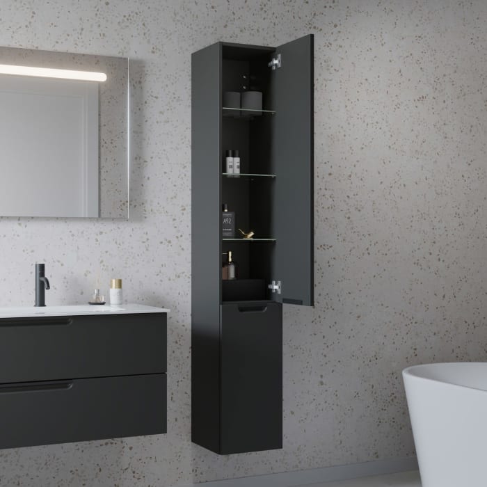 burgbad Ilo Hochschrank 30 x 176 cm, 2 Türen, rechts