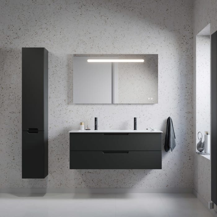 burgbad Ilo Hochschrank 30 x 176 cm, 2 Türen, links