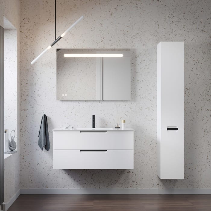 burgbad Ilo Hochschrank 35 x 176 cm, 2 Türen, rechts