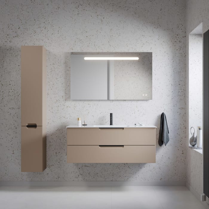 burgbad Ilo Hochschrank 35 x 176 cm, 2 Türen, links