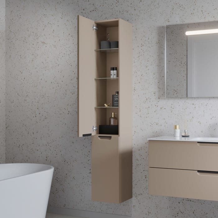 burgbad Ilo Hochschrank 30 x 176 cm, 2 Türen, links