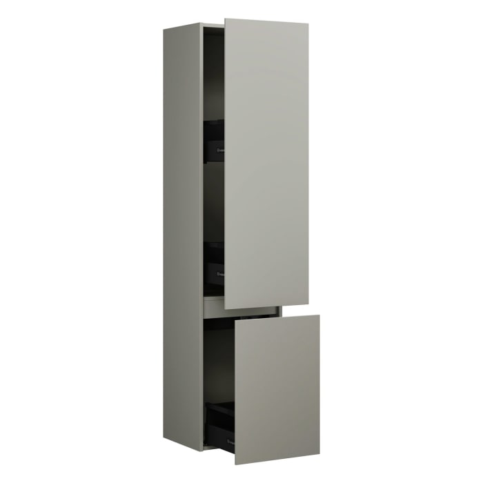 burgbad Lin20 Apothekerschrank 40 x 34,5 cm, mit 2 Auszügen