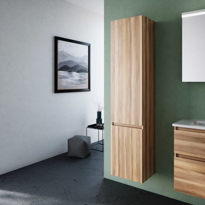 burgbad Lin20 Hochschrank 40 x 34,5 cm, mit 2 Türen, links