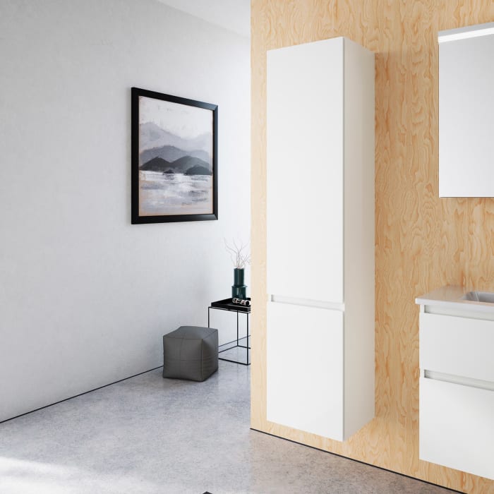 burgbad Lin20 Hochschrank 40 x 34,5 cm , mit 2 Türen, links