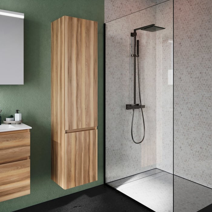 burgbad Lin20 Hochschrank 40 x 34,5 cm, mit 2 Türen, rechts