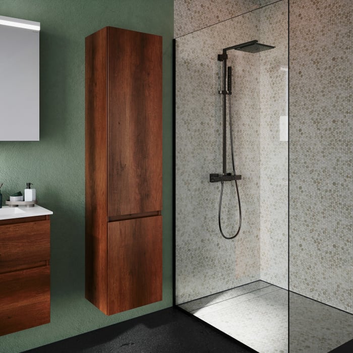 burgbad Lin20 Hochschrank 40 x 34,5 cm, mit 2 Türen, rechts