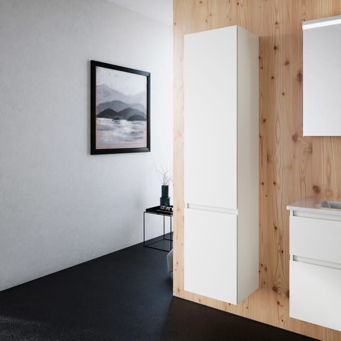 burgbad Lin20 Hochschrank 40 x 34,5 cm, mit 1 Tür, links