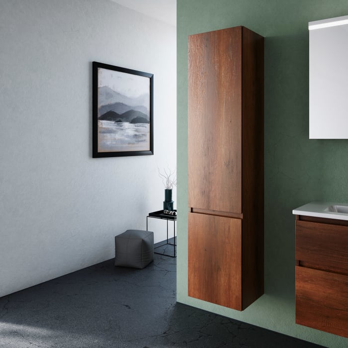 burgbad Lin20 Hochschrank 40 x 34,5 cm, mit 1 Tür, links