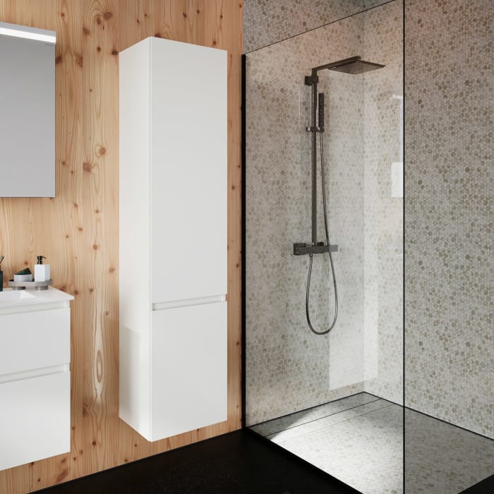 burgbad Lin20 Hochschrank 40 x 34,5 cm, mit 1 Tür, rechts