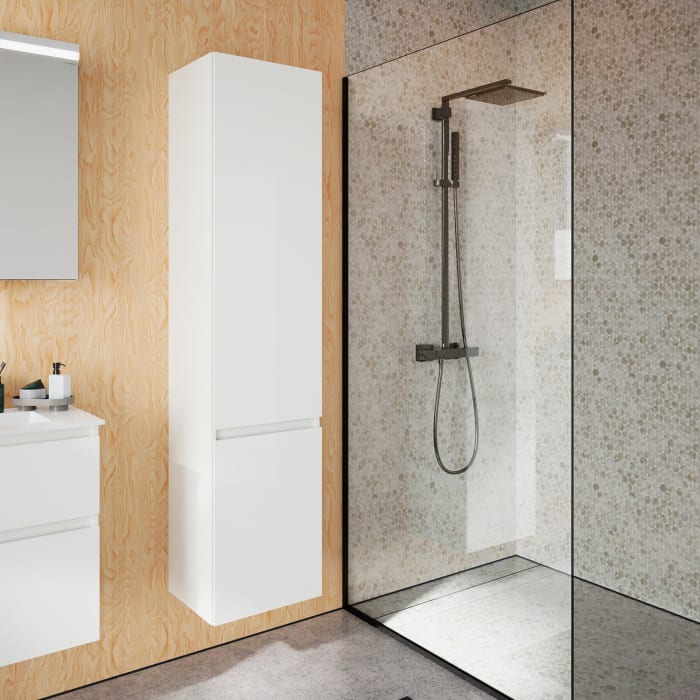 burgbad Lin20 Hochschrank 40 x 34,5 cm, mit 1 Tür, rechts