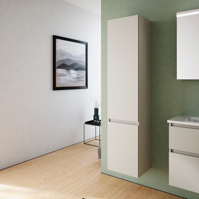 burgbad Lin20 Hochschrank 40 x 34,5 cm, mit 2 Türen, links