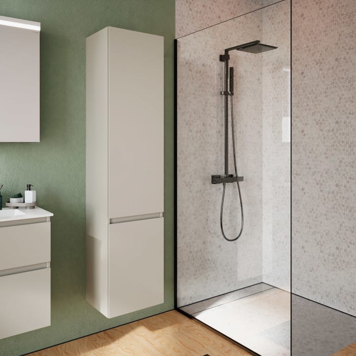 burgbad Lin20 Hochschrank 40 x 34,5 cm, mit 2 Türen, rechts