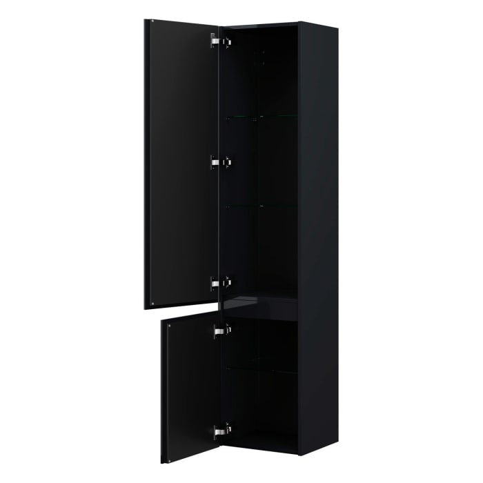 burgbad Lin20 Hochschrank 40 x 34,5 cm, mit 2 Türen, links