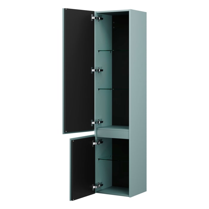 burgbad Lin20 Hochschrank 40 x 34,5 cm, mit 2 Türen, links