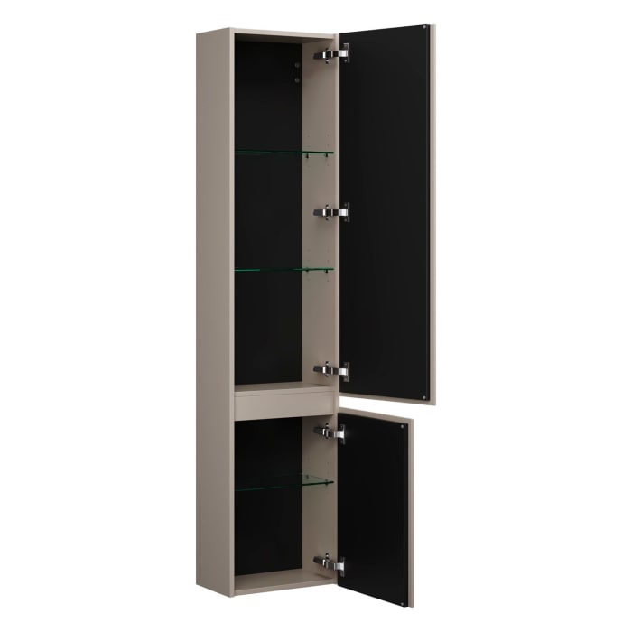 burgbad Lin20 Hochschrank 40 x 24,5 cm, mit 2 Türen, rechts