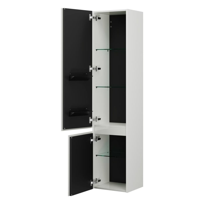 burgbad Lin20 Hochschrank 40 x 34,5 cm, mit 2 Türen, links