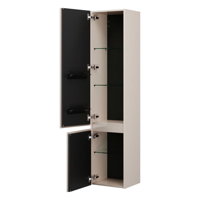 burgbad Lin20 Hochschrank 40 x 34,5 cm, mit 2 Türen, links