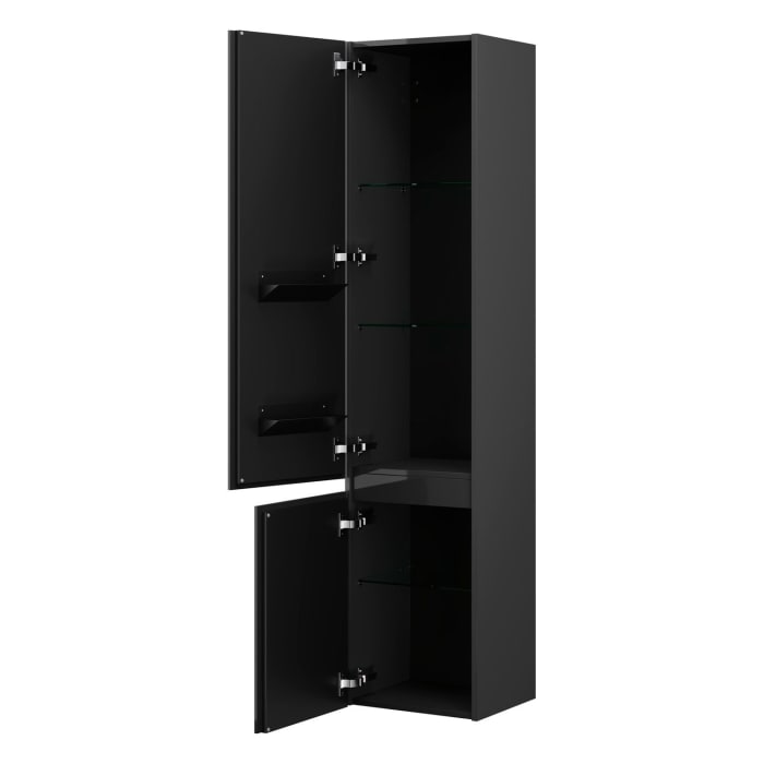 burgbad Lin20 Hochschrank 40 x 34,5 cm, mit 2 Türen, links