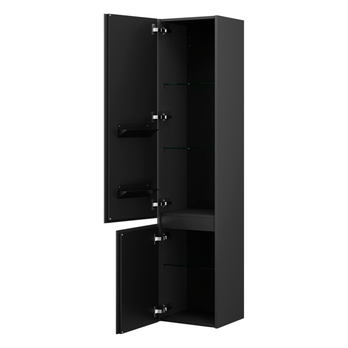 burgbad Lin20 Hochschrank 40 x 34,5 cm, mit 2 Türen, links