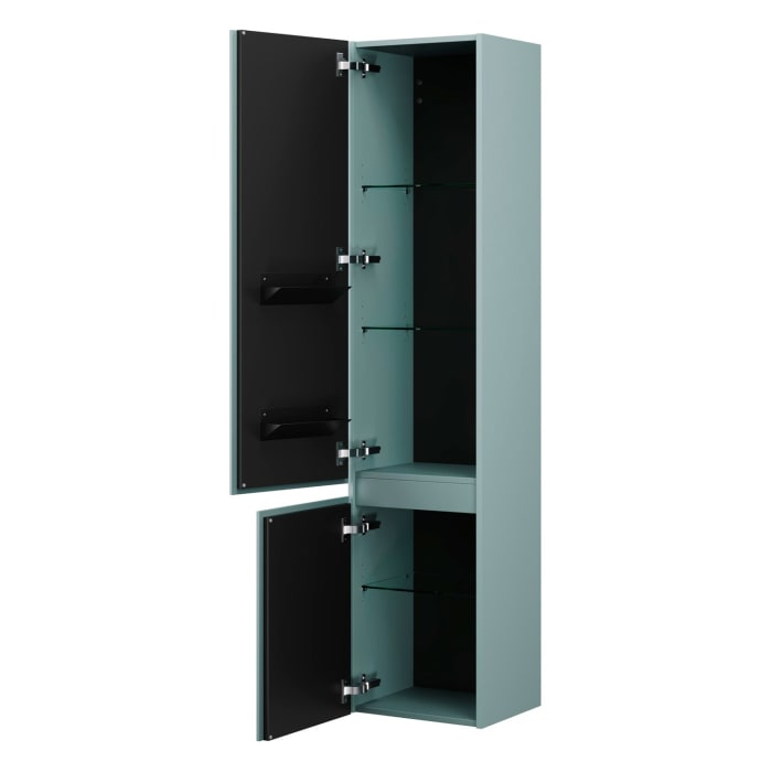 burgbad Lin20 Hochschrank 40 x 34,5 cm, mit 2 Türen, links