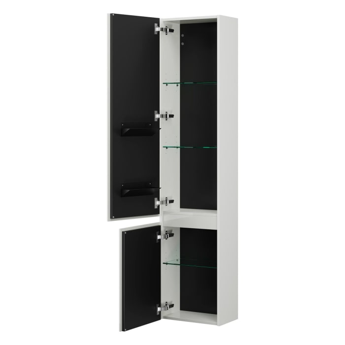 burgbad Lin20 Hochschrank 40 x 34,5 cm, mit 2 Türen, links