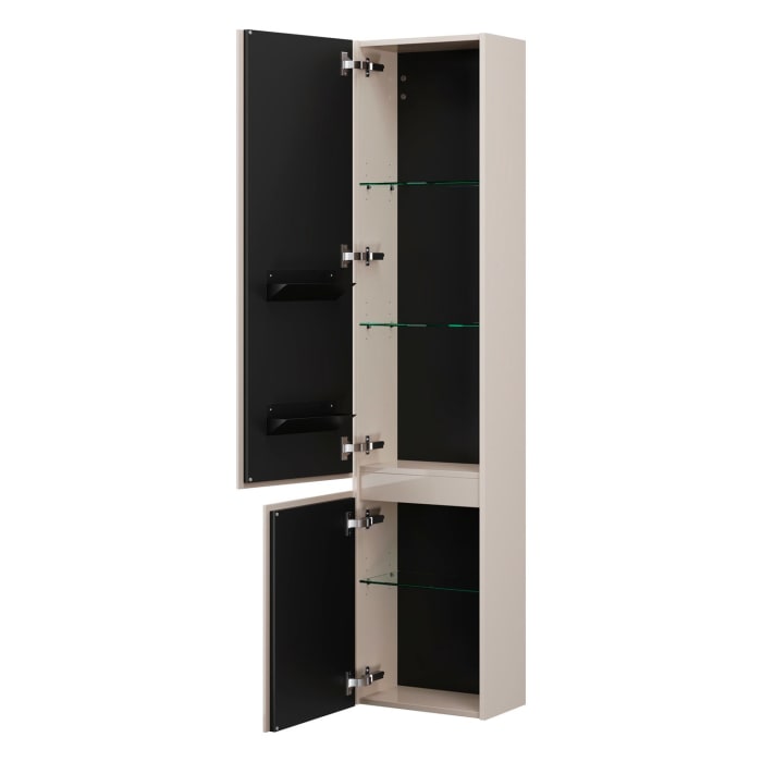 burgbad Lin20 Hochschrank 40 x 34,5 cm, mit 2 Türen, links