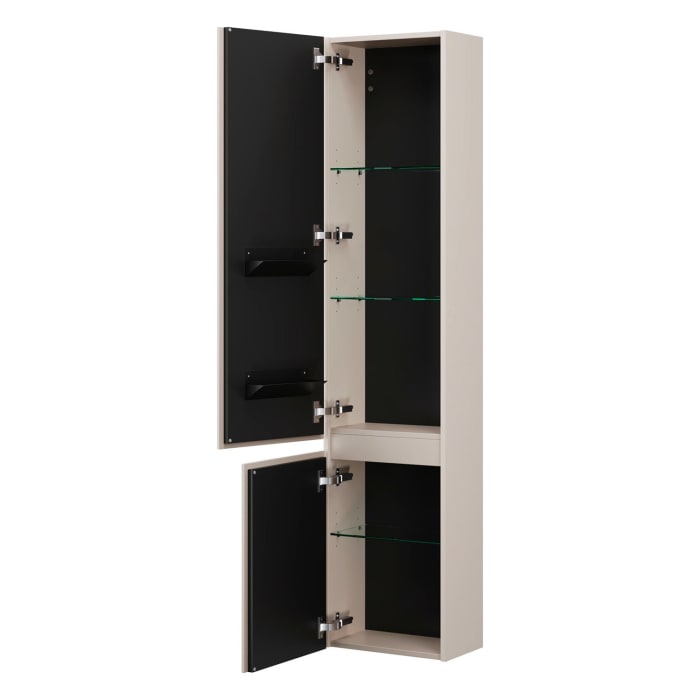 burgbad Lin20 Hochschrank 40 x 34,5 cm, mit 2 Türen, links