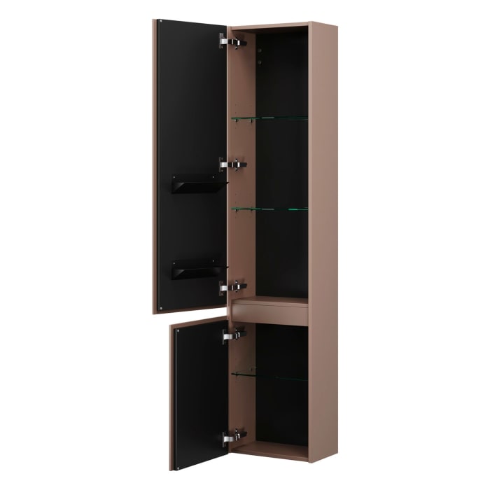 burgbad Lin20 Hochschrank 40 x 34,5 cm, mit 2 Türen, links