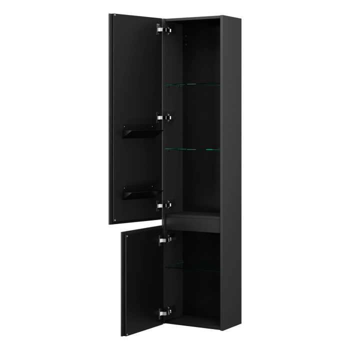 burgbad Lin20 Hochschrank 40 x 34,5 cm, mit 2 Türen, links