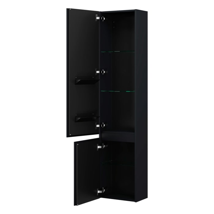 burgbad Lin20 Hochschrank 40 x 34,5 cm, mit 2 Türen, links