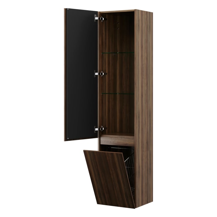 burgbad Lin20 Hochschrank 40 x 34,5 cm, mit 1 Tür, links