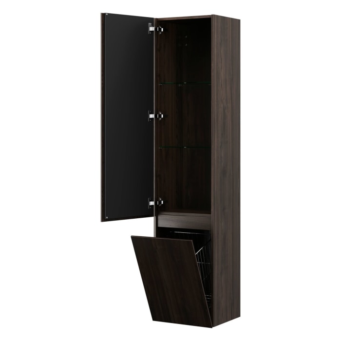 burgbad Lin20 Hochschrank 40 x 34,5 cm, mit 1 Tür, links