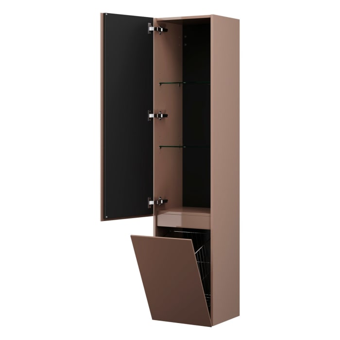 burgbad Lin20 Hochschrank 40 x 34,5 cm, mit 1 Tür, links