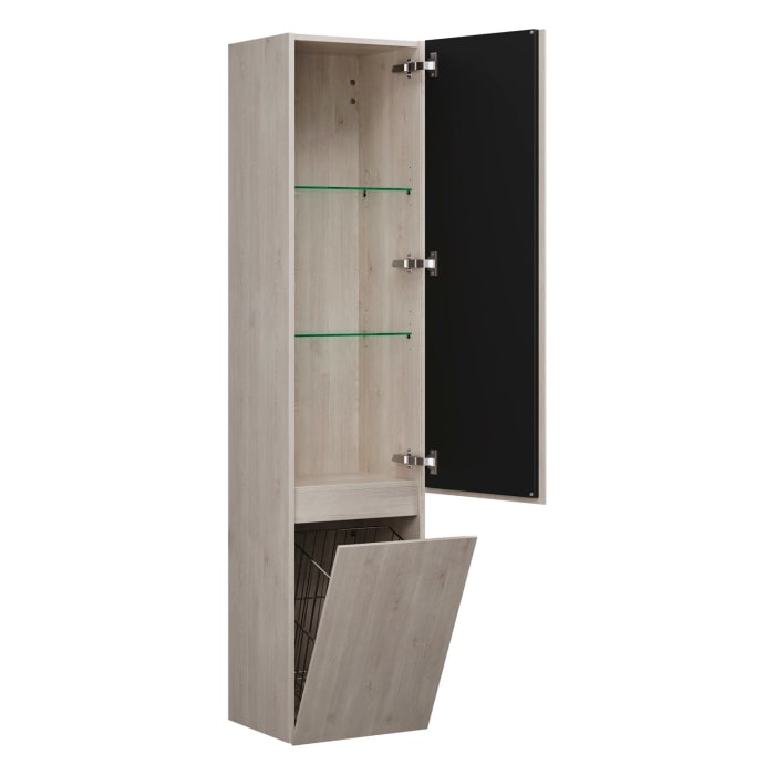 burgbad Lin20 Hochschrank 40 x 34,5 cm, mit 1 Tür, rechts