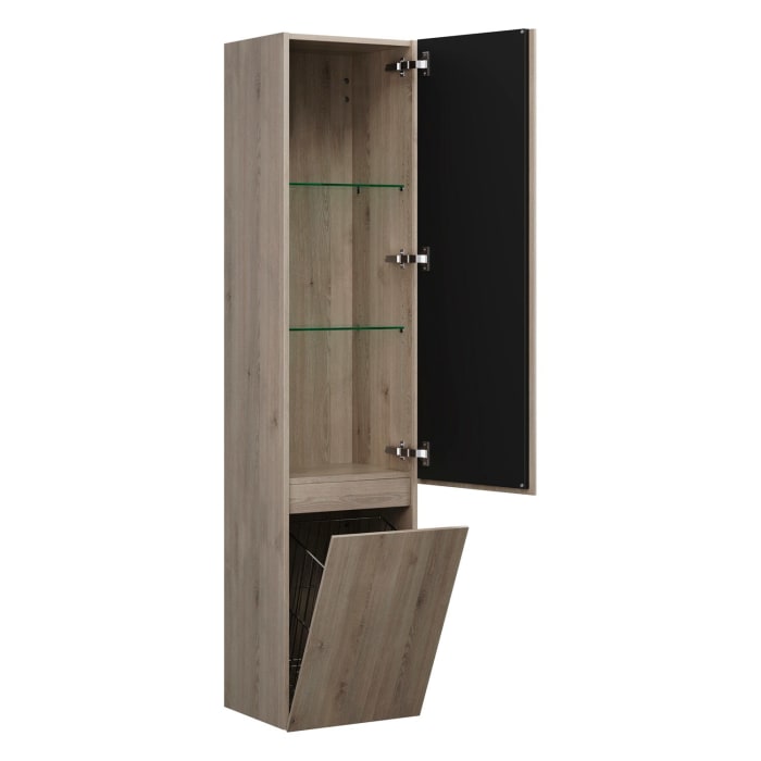 burgbad Lin20 Hochschrank 40 x 34,5 cm, mit 1 Tür, rechts