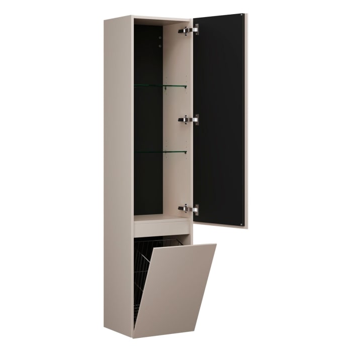 burgbad Lin20 Hochschrank 40 x 34,5 cm, mit 1 Tür, rechts