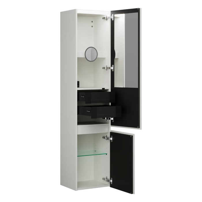 burgbad Lin20 Hochschrank 40 x 34,5 cm, mit 2 Türen, rechts