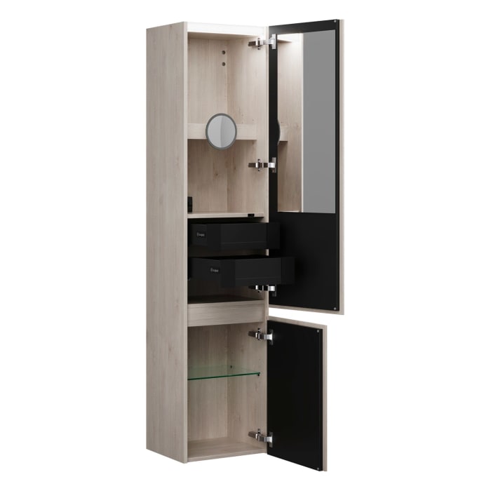 burgbad Lin20 Hochschrank 40 x 34,5 cm, mit 2 Türen, rechts