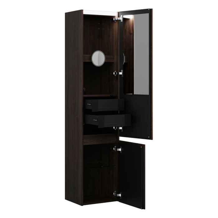 burgbad Lin20 Hochschrank 40 x 34,5 cm, mit 2 Türen, rechts