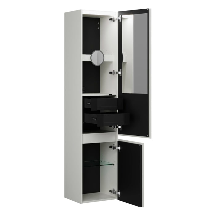 burgbad Lin20 Hochschrank 40 x 34,5 cm, mit 2 Türen, rechts