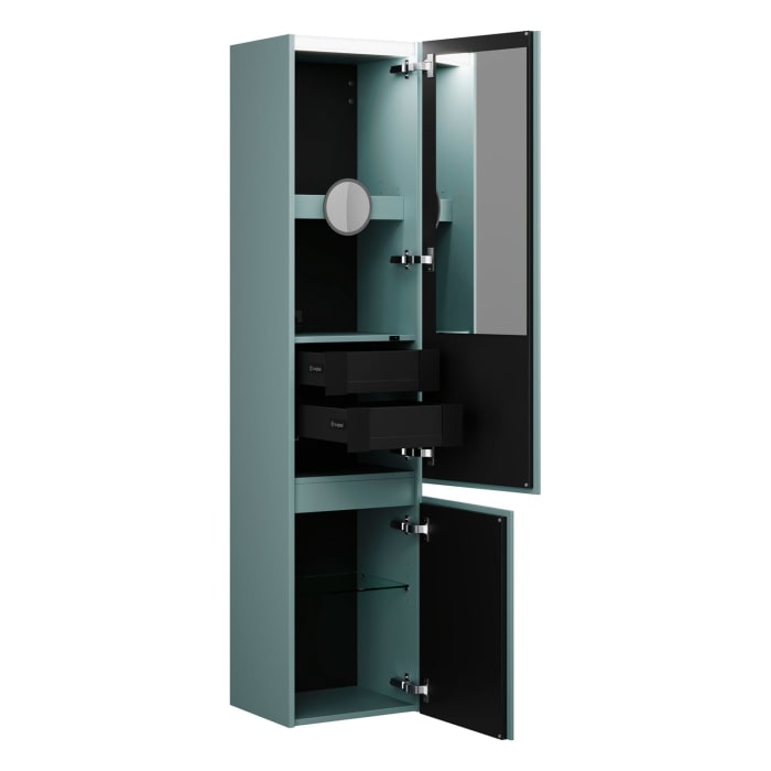 burgbad Lin20 Hochschrank 40 x 34,5 cm, mit 2 Türen, rechts