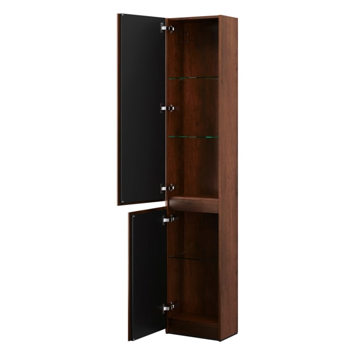 burgbad Lin20 Hochschrank 40 x 24,5 cm, mit 2 Türen, links
